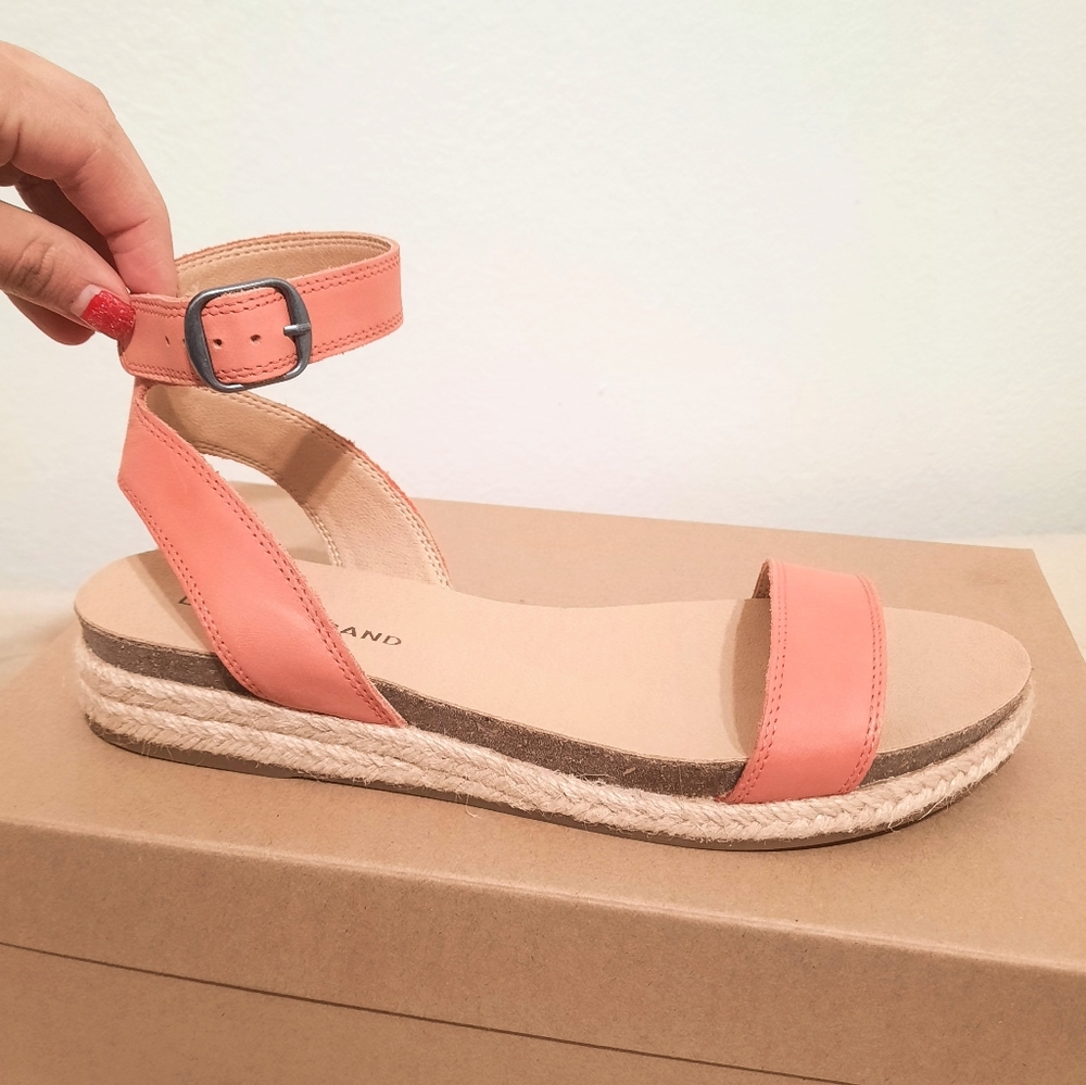 Lucky Brand Coral Espadrille Ankle-Strap Sandals